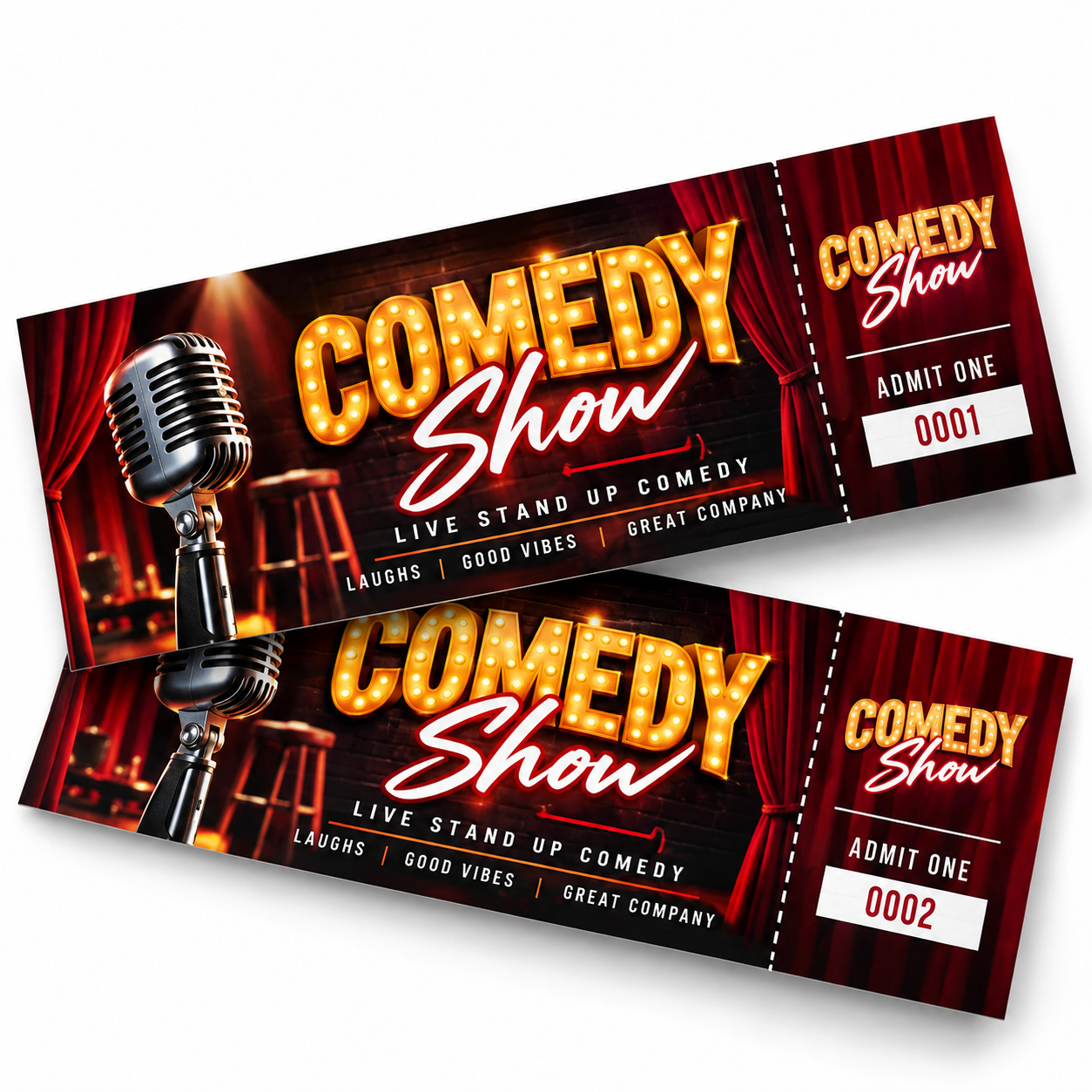 Tickets Custom printed event tickets